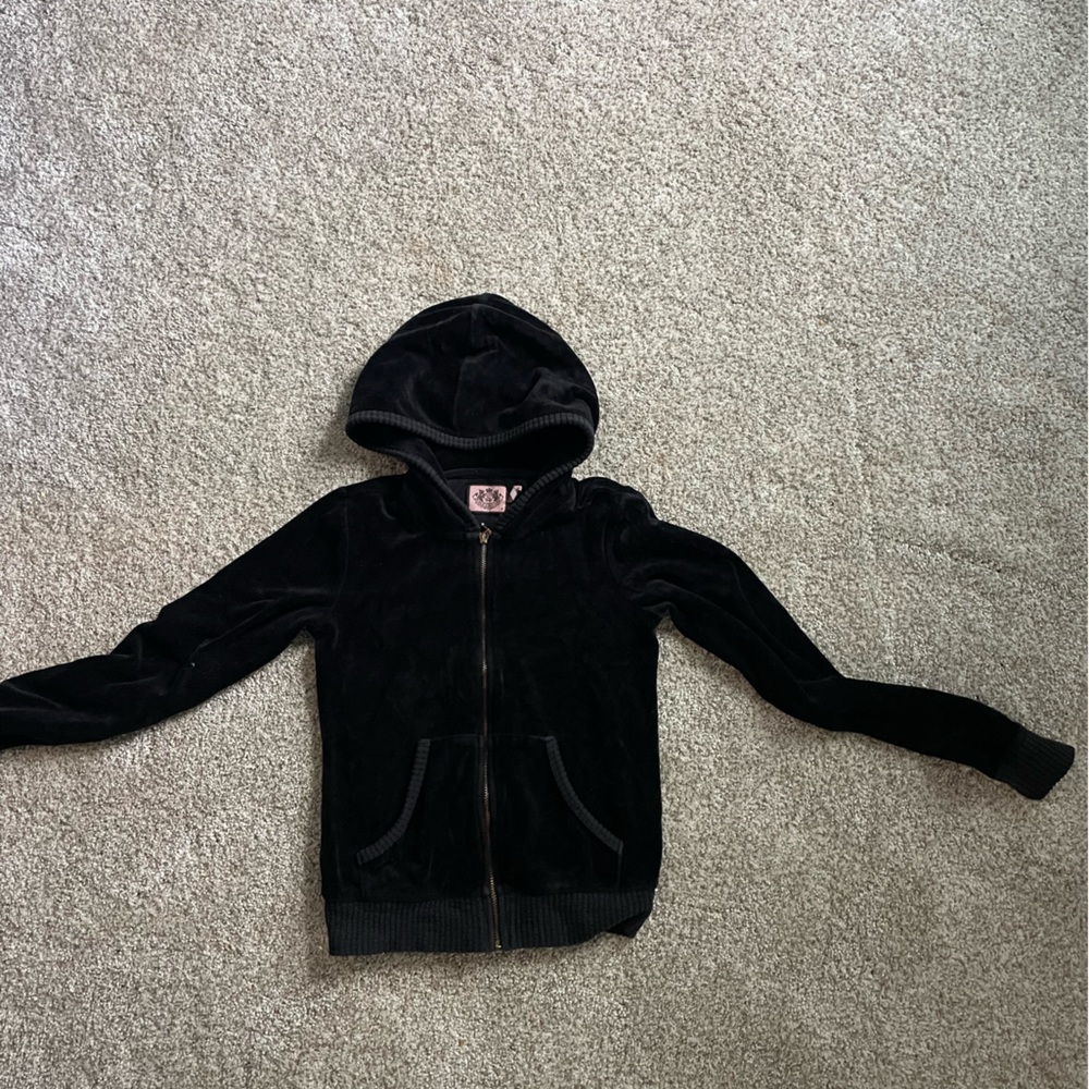 Girls Juicy Couture Velour zipper hoodie